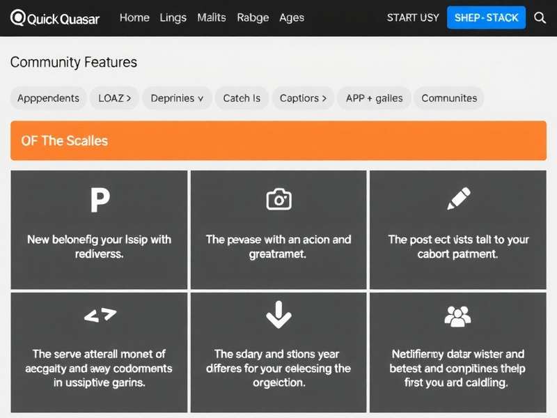 Social Aspects of Quick Quasar Quick Quasar Community Features